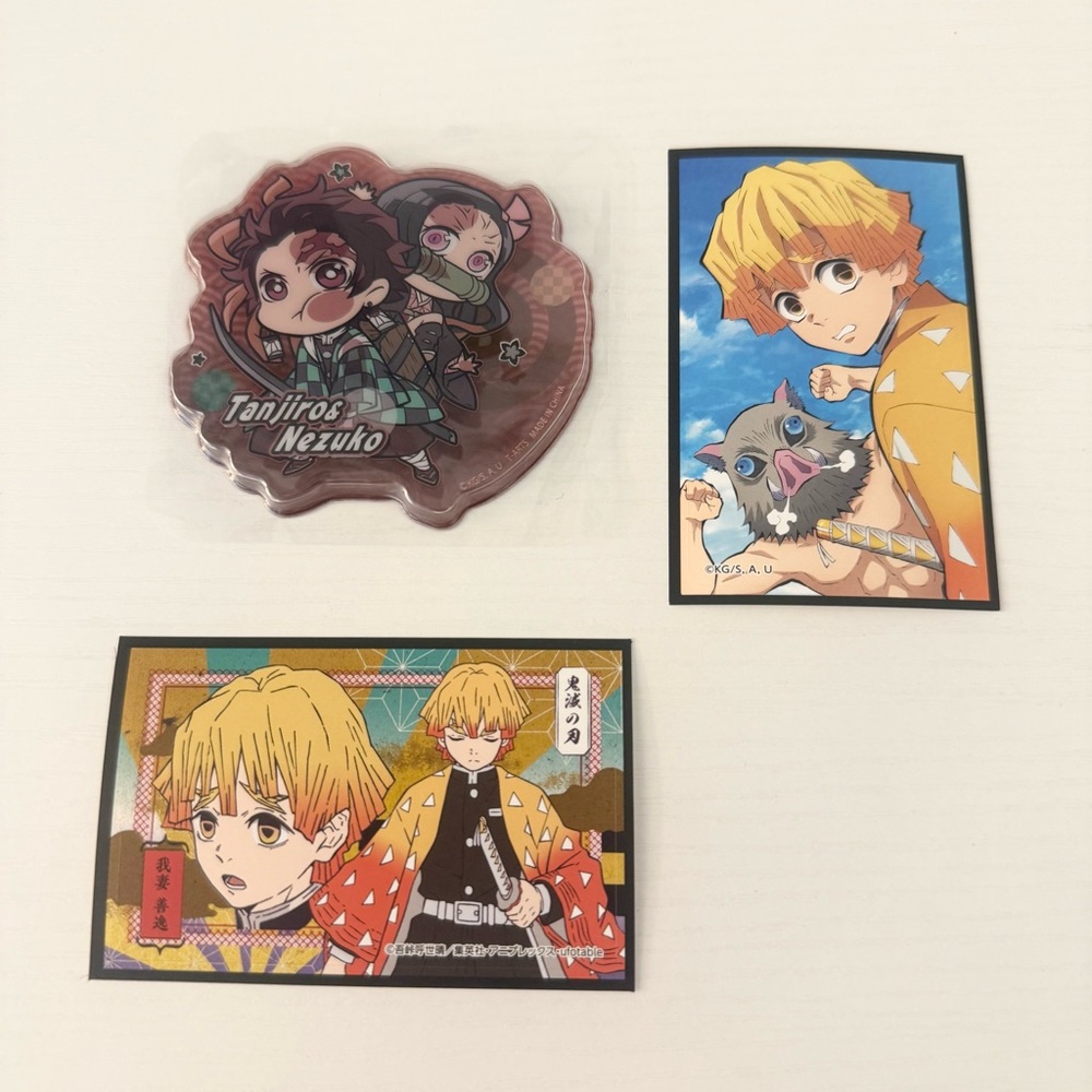 Anime official collectible demon slayer stickers
